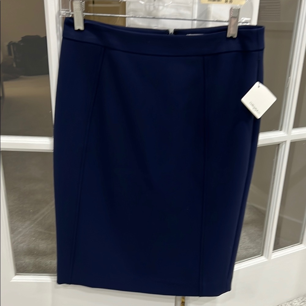 Navy Blue Pencil Skirt